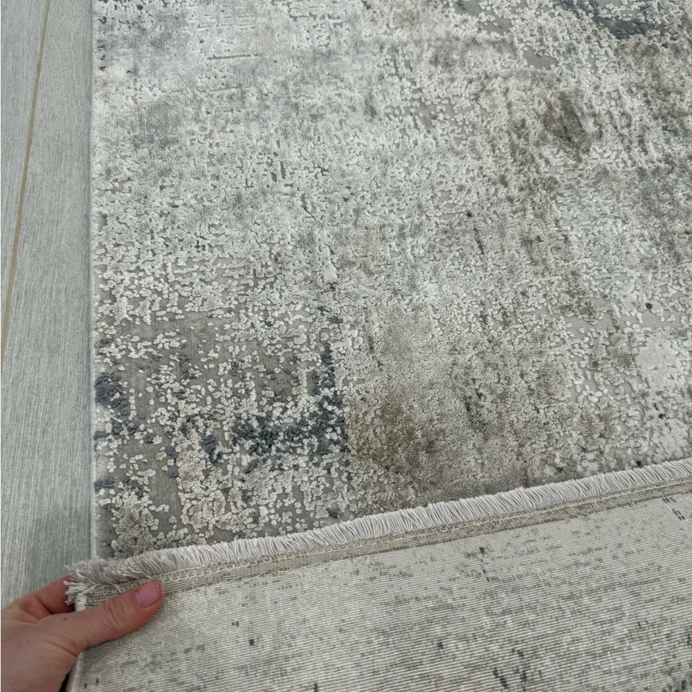 Woolknot Stone Beige Grey 2 X 3 Rug